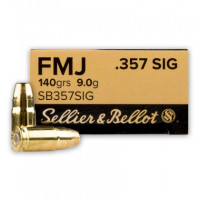 .357 Sig S&B FMJ 140gr/9g .357 Sig S&B FMJ 140gr/9g