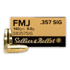 .357 Sig S&B FMJ 140gr/9g