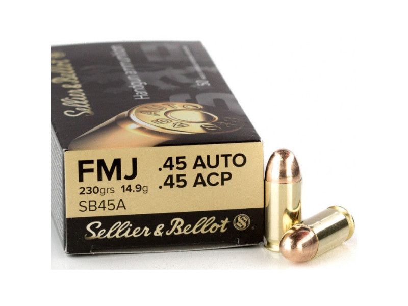 .45 ACP S&B FMJ 230gr/14,9g