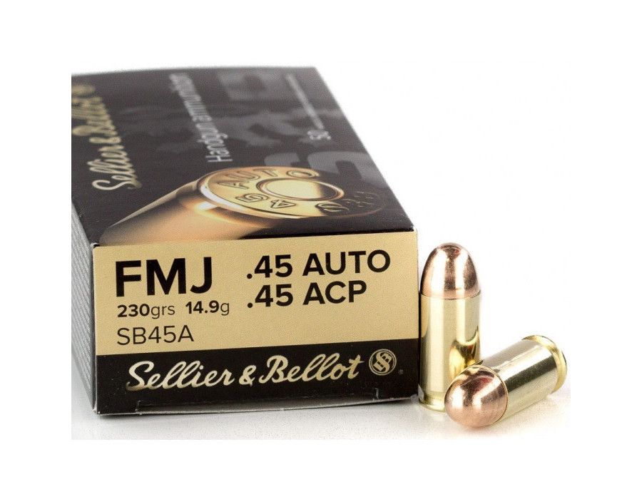 .45 ACP S&B FMJ 230gr/14,9g