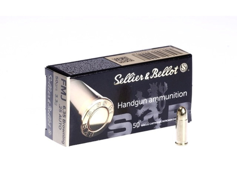 6,35 Brow. S&B FMJ 3,3g
