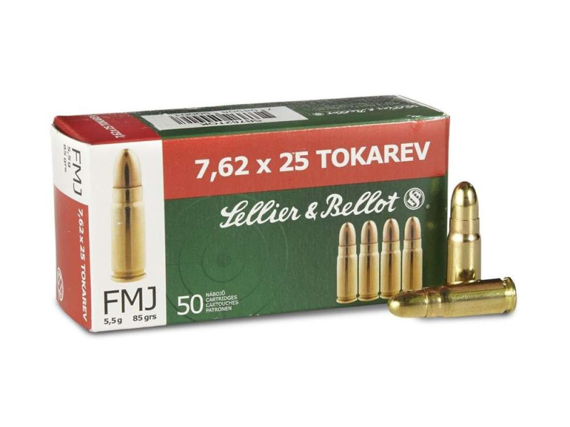 7,62x25mm S&B FMJ 85gr/5,5g