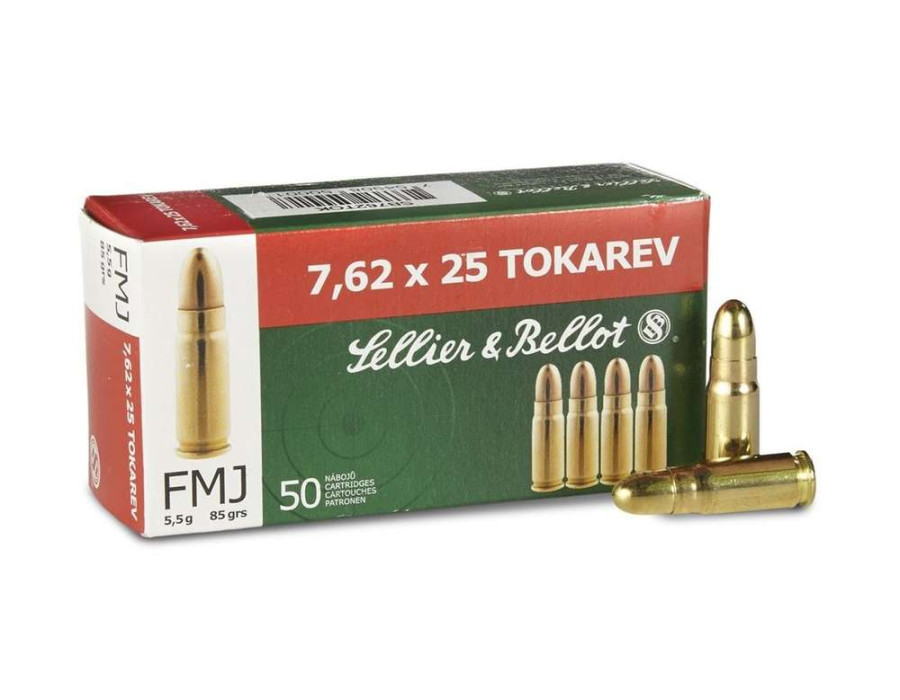 7,62x25mm S&B FMJ 85gr/5,5g