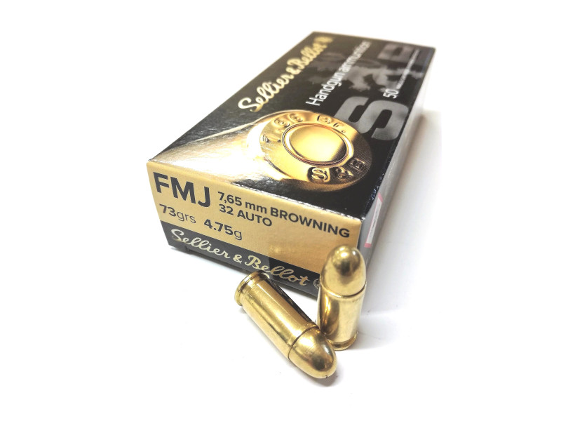 7,65 Brow. S&B FMJ 73gr/4,75g