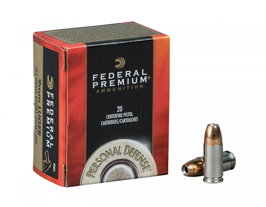 9mm Luger Federal HST 124gr/8g JHP