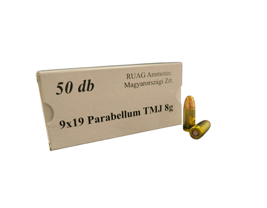 9mm Ruag Parabellum TMJ 8g