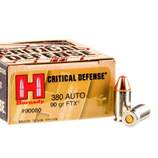  9mm Browning Hornady Critical Defense FTX 90gr