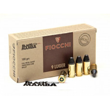 9mm Luger Fiocchi Black Mamba