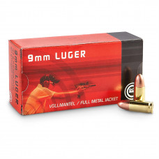 9mm Luger Geco FMJ 124gr/8g