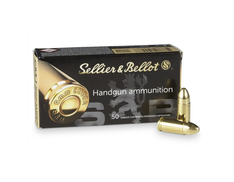 9mm Luger S&B FMJ 124gr/8g