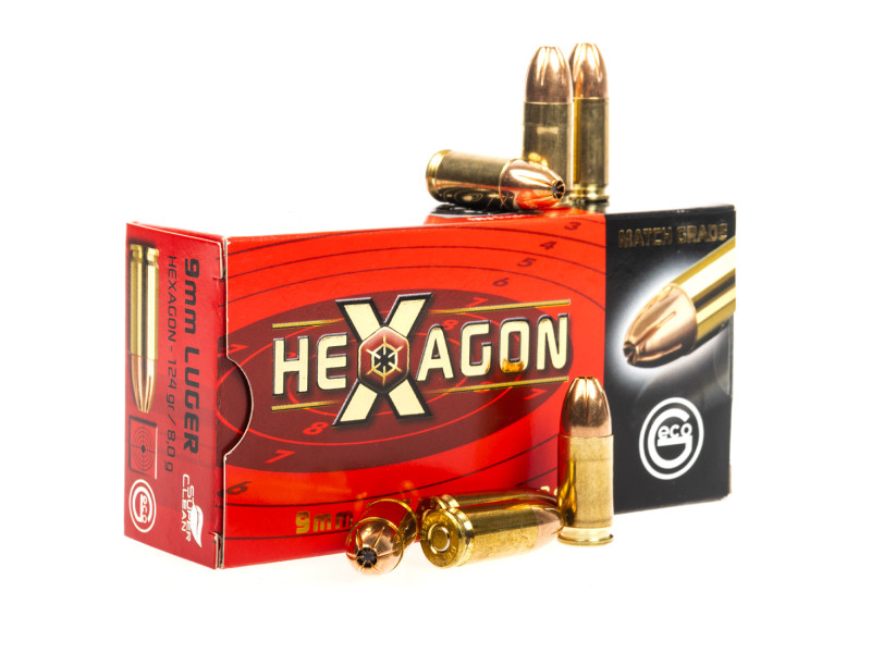 9mm Luger Geco Hexagon 8,0g/124grn