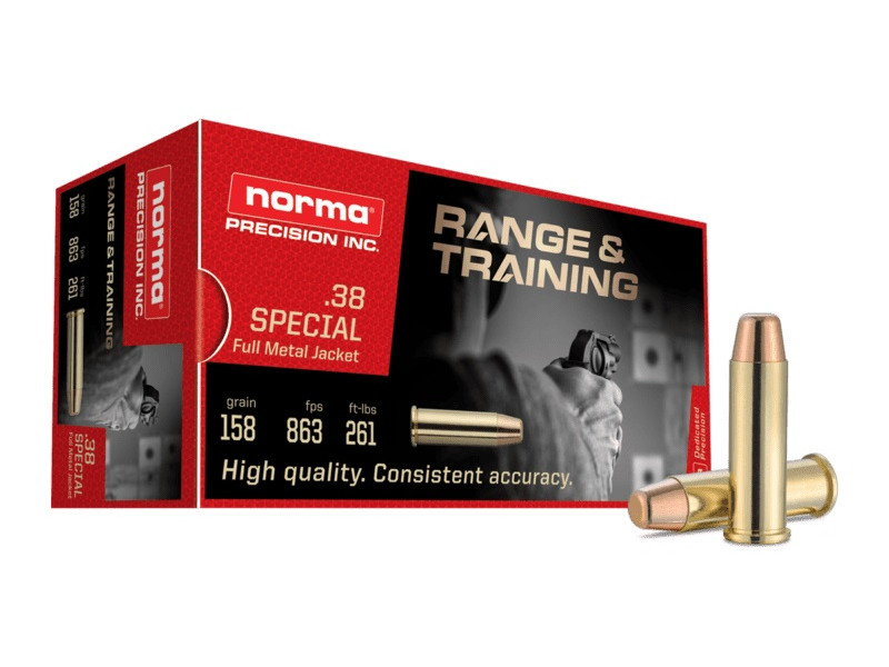 .38 Special Norma FMJ FP 158gr/10,2g