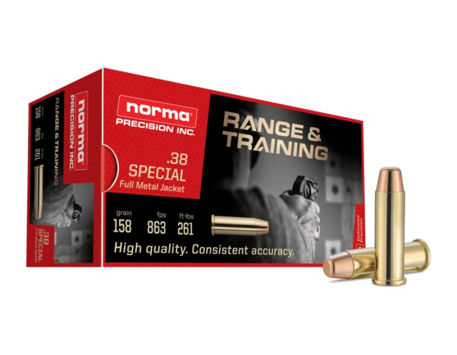 .38 Special Norma FMJ FP 158gr/10,2g