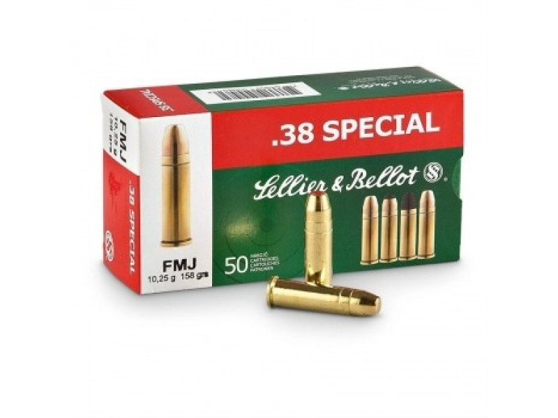 .38 Special S&B FMJ 158gr/10,25g