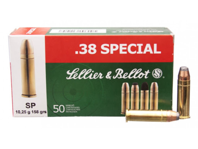 .38 Special S&B SP 158gr/10,25g