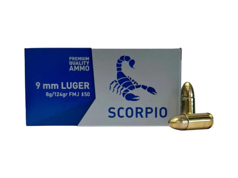 9mm Luger STV FMJ 124grn/8,0g