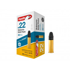 .22LR Aguila Subsonic SP 40gr