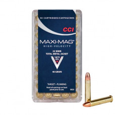 .22 WMR CCI MAXI-MAG JHP 40gr/2,59g