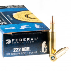 .222 Rem. Federal Power-Shok 50gr