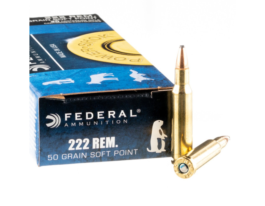 .222 Rem. Federal Power-Shok 50gr