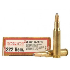 .222 Rem. Norma SP 62gr