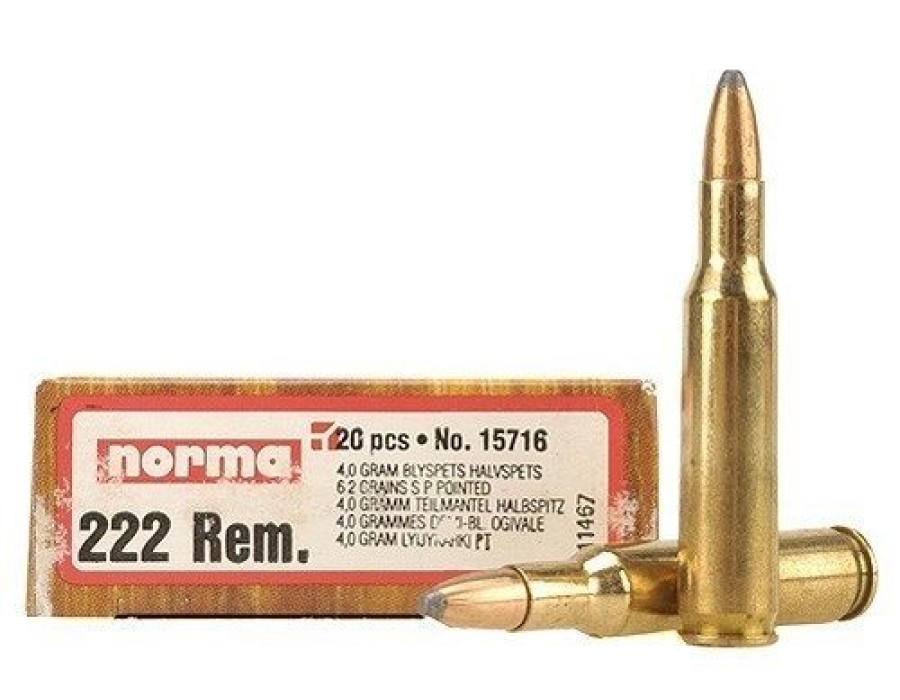 .222 Rem. Norma SP 62gr .222 Rem. Norma SP 62gr