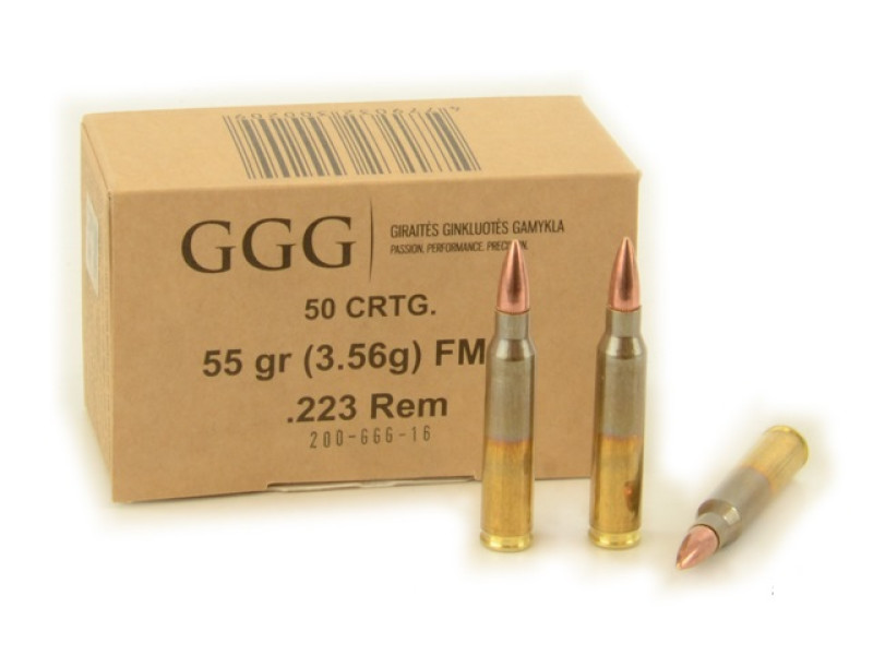 .223 Rem. GGG FMJ 55gr