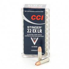 .22 EXLR CCI Stinger HP 32gr/2,07g