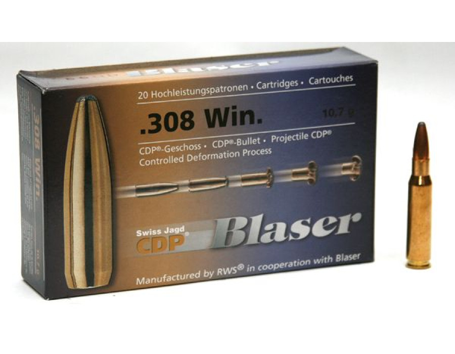 .308 Win. Blaser CDP 10,7g