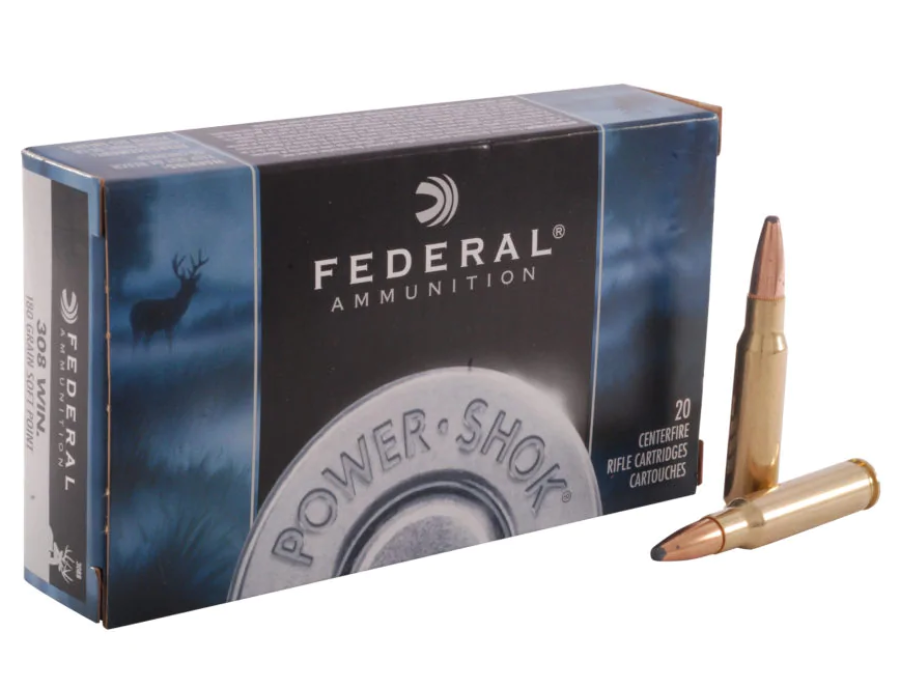 .308 Win. Federal Power-Shok 180gr/11,66g