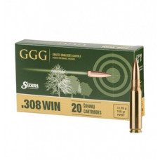 .308 Win. GGG HPBT Sierra 168gr/10,89g .308 Win. GGG HPBT Sierra 168gr/10,89g