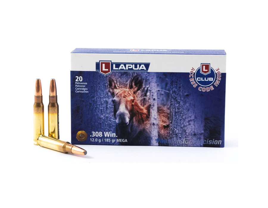 .308 Win. Lapua Mega 185gr/12g