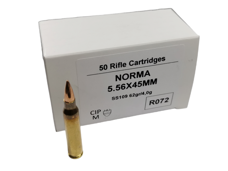 5,56x45mm Norma SS109 62gr/4g