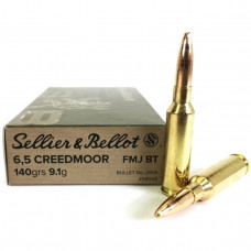 6,5 Creedmoor S&B FMJ BT 140gr/9,1g