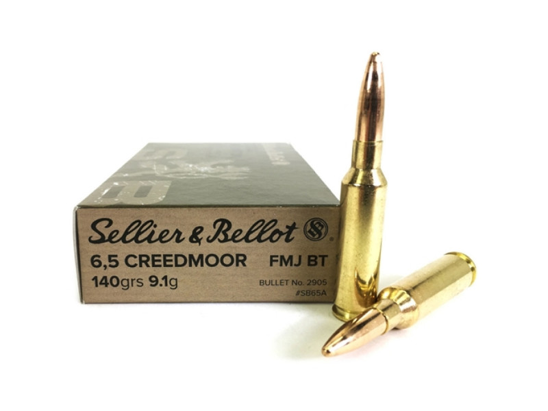 6,5 Creedmoor S&B FMJ BT 140gr/9,1g