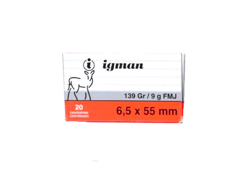 6,5x55 Igman SP 139grn