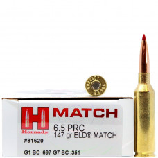 6,5 PRC Hornady ELD Match 147gr