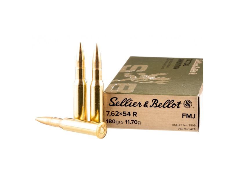 7,62x54R S&B FMJ 180gr/11,7g