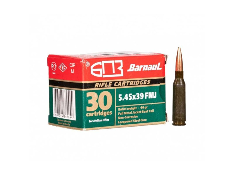 5,45x39 Barnaul FMJ 60gr