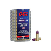 .22LR CCI Clean 31gr/2,00g HV Poly-Coated Red LRN