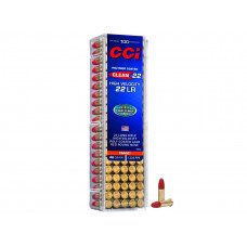 .22LR CCI Clean 40gr/2,59g HV Poly-Coated Red LRN