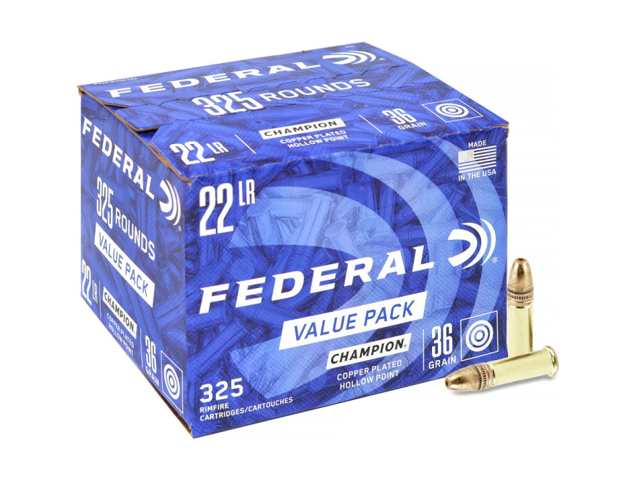 .22 LR Federal Champion 36gr/2,33g (325 Stück)