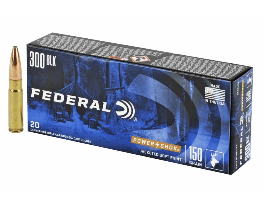 .300 AAC BLK Federal Power-Shok 150gr/9,72g