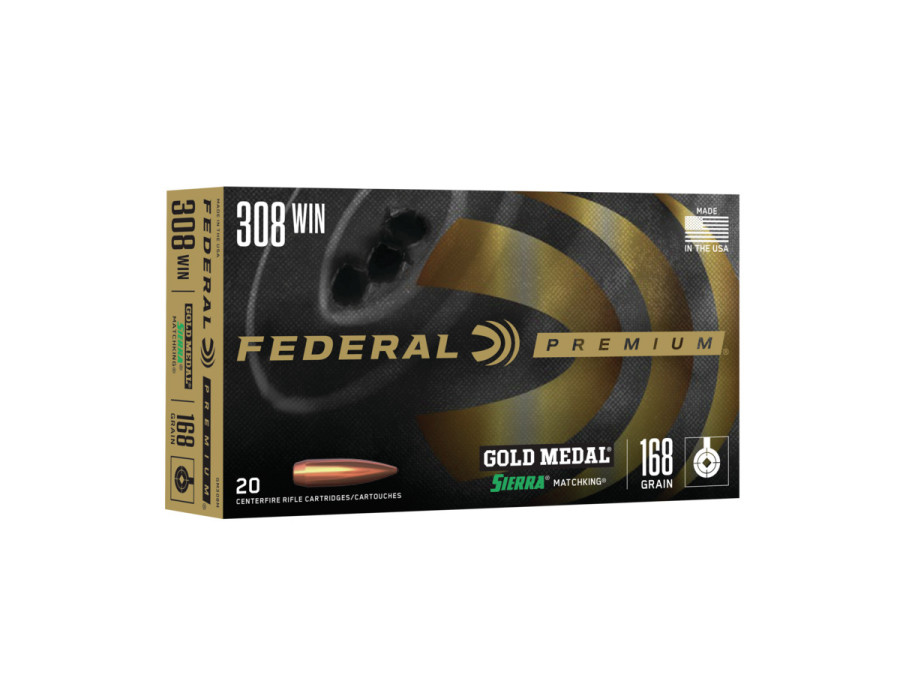 .308win Federal Gold Medal S 168gr/10,8g