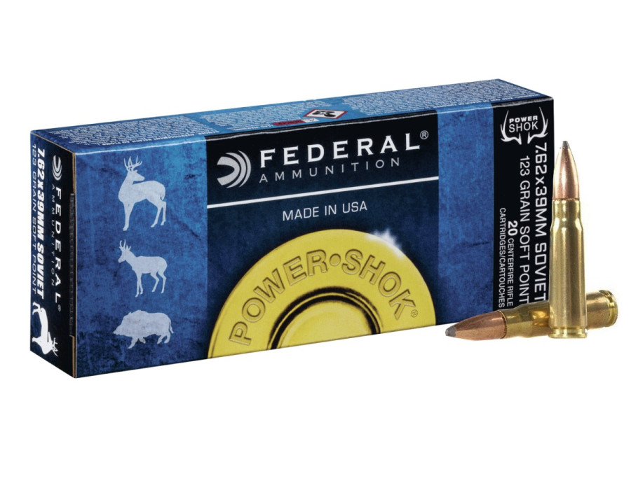 7,62x39 Federal Power-Shok 123gr/7,97g SP 7,62x39 Federal Power-Shok 123gr/7,97g SP