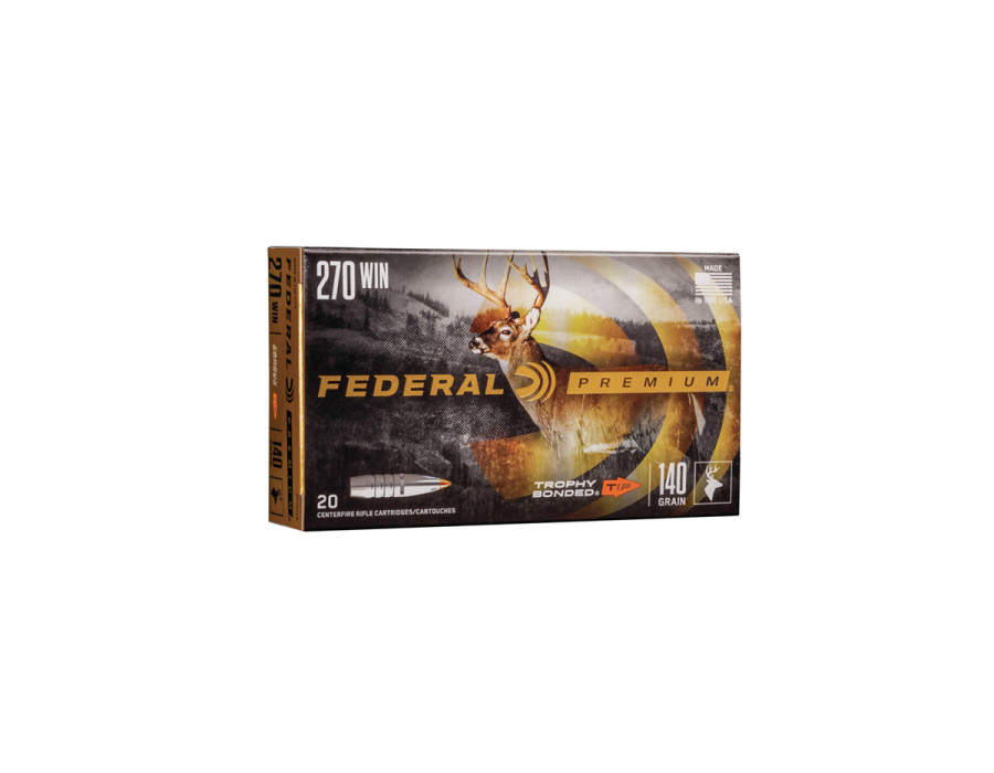 .270 Win Federal Premium Trophy Bonded Tip 140gr/9,07g