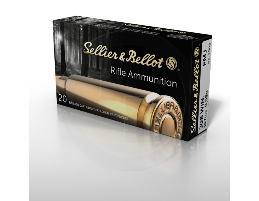 .308 Win. S&B FMJ 147gr/9,55g (20 pieces)
