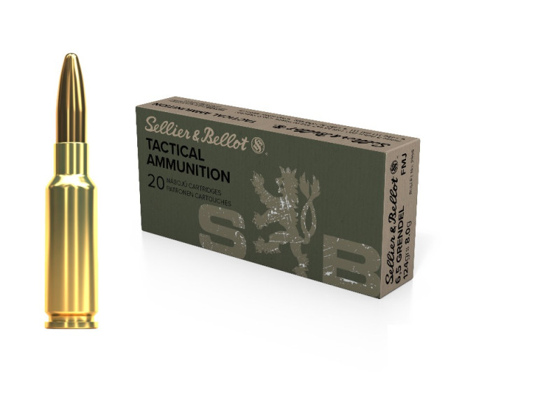 6,5 Grendel S&B FMJ 124gr/8g