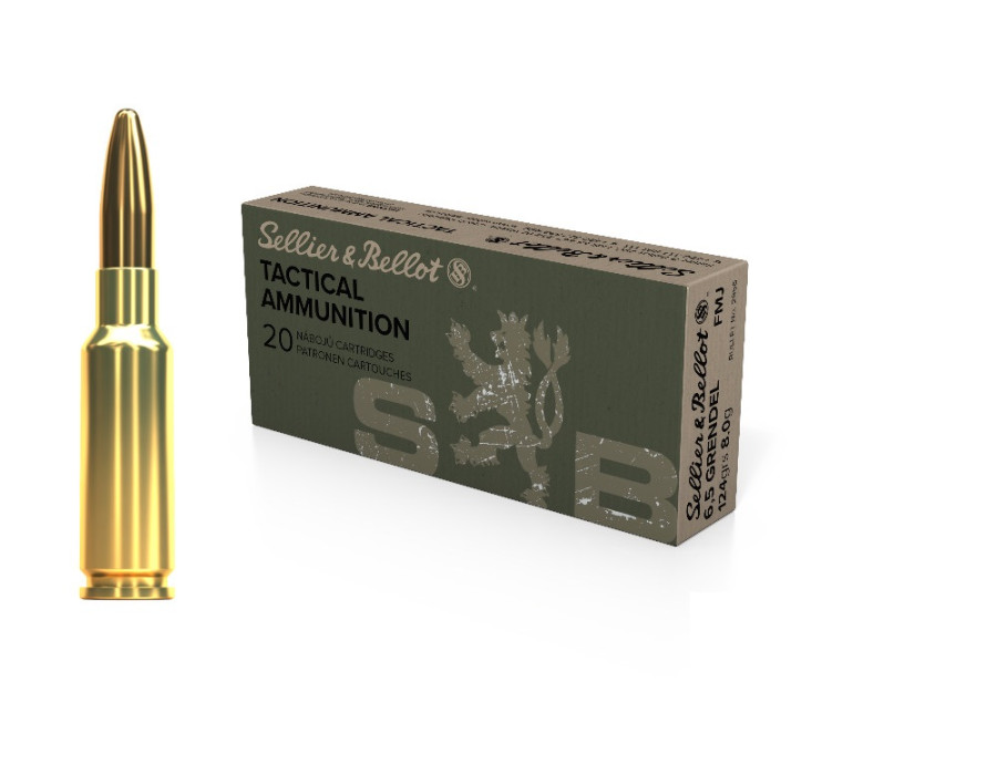 6,5 Grendel S&B FMJ 124gr/8g