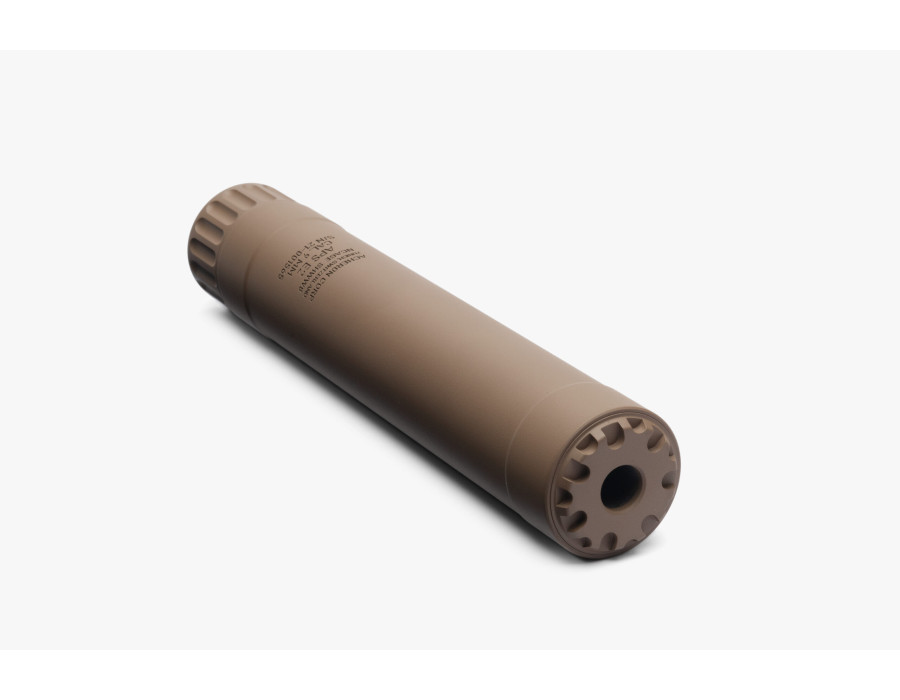 Acheron Direct Thread Suppressor APS E2 9mm FDE M13 x 1